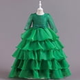thumbnail image 4 of SAYOO Vestido de princesa para niñas, vestido de encaje floral para niños SAYOO moda, 4 of 9