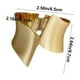 thumbnail image 4 of Set de Broches para Cortinas 2 Piezas Aleación Dorada con Cierre de Resorte | Sujetadores Decorativos de Metal para Cortinas | Soporte de Ventana de Lujo con Acabado Cepillado en Escalera, 4 of 9