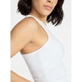 thumbnail image 5 of Avia Women's Cotton Ruched Rib Tank Top, Sizes XS-XXXL, 5 of 7