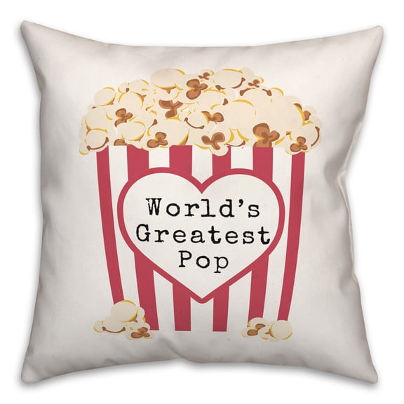 Creative Products World's Greatest Pop 18 x 18 Indoor / Outdoor Pillow