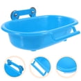 thumbnail image 2 of Plastic Parrot Bath Box Bird Cage Accessory Bathing Tub Bath for Parakeet Pet Birds, 2 of 7