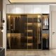 thumbnail image 2 of Luxury Wardrobe Glass Door Wheel Sliding Multi Layer Aluminium Grande Large Sizs Clothes Closet Devider Ropero Bedroom Furniture My Lux Decor Round, 2 of 26