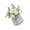 White, variant on Faux Rose Flowers with Pots for Indoor Decoration Artificial Flower Potted Plant for Living Room Bedroom or Party Use