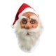 thumbnail image 1 of Papá Noel Máscara De Látex Vestir Juego De Roles Con Sombrero, Navidad Papá Noel Máscara Látex Cubierta Para La Cabeza Navidad Abuelo Barba Blanca Cabello Blanco Viejo, 1 of 5