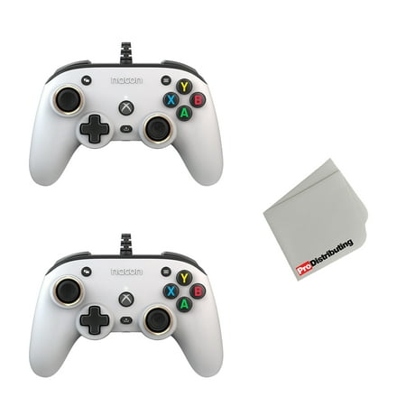 Nacon PRO Compact Controller for Xbox Series X|S and Xbox One - White (2 Pack)