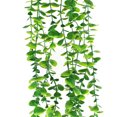 thumbnail image 2 of Artificial Hanging Plant Lifelike - Faux Leaf Fake Potted Plant Home Decoration, 2 of 3