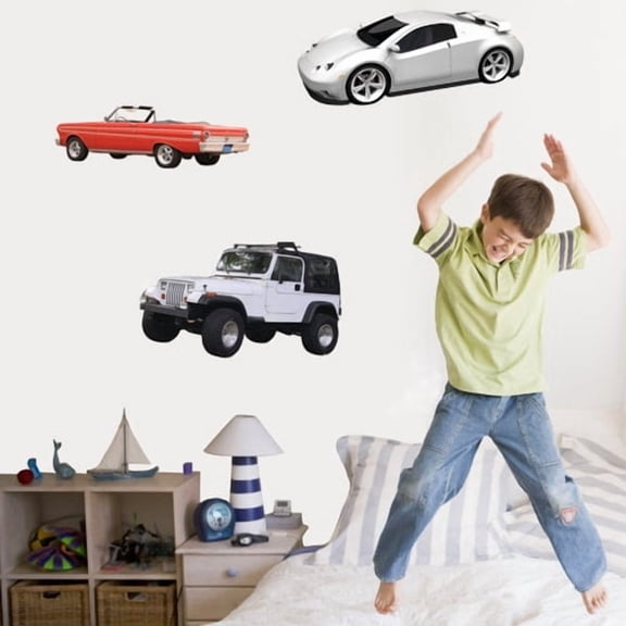 Wallhogs Vehicle Multi-Pack Cutout Wall Decal