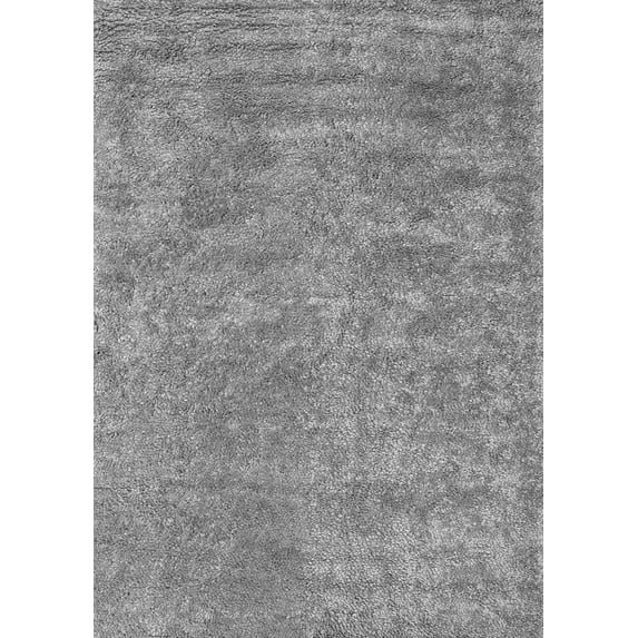 Ahgly Company Indoor Rectangle Abstract Gray Contemporary Area Rugs, 8' x 10'