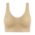 thumbnail image 3 of LSLJS Full Womens Wireless Bras Plus Size No Underwire Push up Bras Breathable Solid Color Bra Rhinestone Print Lingerie, Gifts for Women, 3 of 3