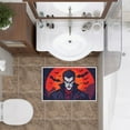 thumbnail image 5 of Washable Cute Cartoon Entrance Mat, Wear-Resistant Bats Halloween Outside Decorations for Porch Black Cape Comic Style Durable Welcome Door Mats, Decoration for Indoor Outdoor 19.7x31.5inch, 5 of 5