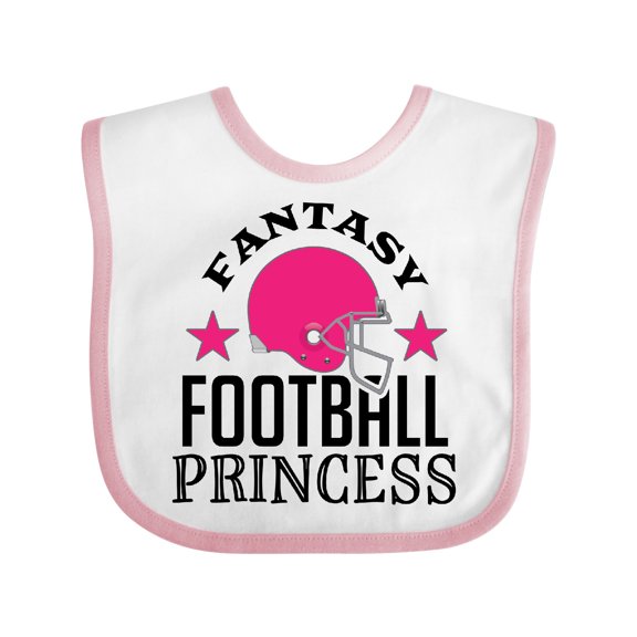 Inktastic Fantasy Football Princess Girls Baby Bib
