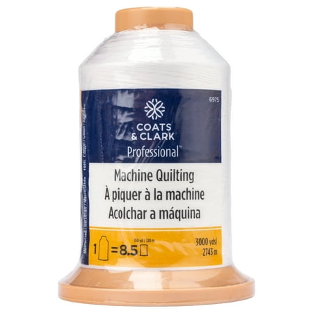 UPC: 0073650051401 | Coats & Clark™ Professional Machine Quilting White Cotton Thread 3000 Yards 30 Weight
