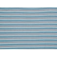 thumbnail image 2 of Zelouf Bricklin Yarn Dye Graphic Stripe Rib  , Sewing, DIY, Crafts Fabric by the Yard, 419 Aqua/black, 50 Yard, 2 of 2