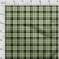 thumbnail image 1 of oneOone Georgette Viscose Fabric Tartan Check Print Fabric By Yard 42 Inch Wide, 1 of 4