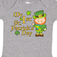thumbnail image 4 of Inktastic My First St. Patricks Day Leprechaun and Shamrocks Boys or Girls Baby Bodysuit, 4 of 5