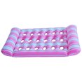 thumbnail image 1 of (Rosa) Hamaca Inflable Piscina Silla Flotante para Adultos Agujero Malla Flotante Barco Flotante Asiento Sombra Soporte Malla Respaldo, 1 of 9