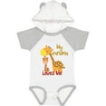 thumbnail image 3 of Inktastic My Grandma Loves Me Giraffe Boys or Girls Baby Bodysuit, 3 of 5