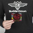 thumbnail image 3 of DC Comics Wallet, Bifold, Superman The Original Man of Steel Badge Camo Gray Red Yellow, Vegan Leather, 3 of 5