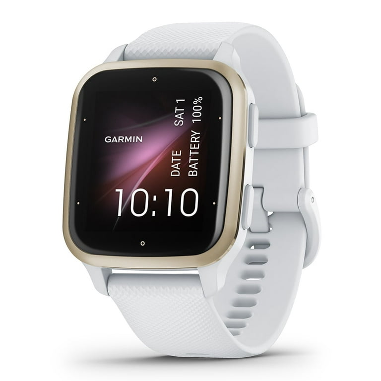 Garmin Venu Sq 2 (Cream Gold/White) AMOLED Fitness GPS Smartwatch