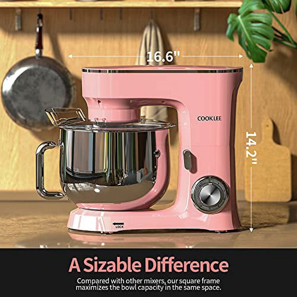COOKLEE 9.5 Qt. Stand Mixer, 660W, 10-Speed, Dishwasher-Safe COOKLEE 9.5 Qt. Stand Mixer, 660W, 10-Speed, Dishwasher-Safe