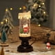 thumbnail image 1 of Decoraciones navideñas, adornos navideños, linterna de nieve navideña de 110 ml, velas de nieve a pilas, vela navideña sin llama, elegantes decoraciones con velas iluminadas con nieve, 1 of 6