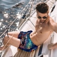 thumbnail image 2 of luoweisi Men's Beach Shorts Quick Dry Swim Trunks with Mesh Lining Sea Turtle L, 2 of 5