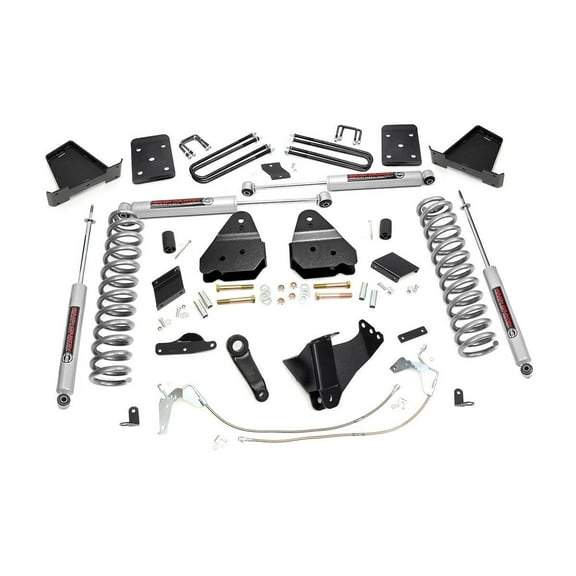 Rough Country 6" Lift Kit (fits) 2015-2016 Super Duty F250 4WD Gas w/o Overload Springs includes N3 Shocks 529.20