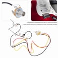 thumbnail image 4 of Electric Guitar Switch, Metal + PVC Prewired 3 Way Switch Guitar Wiring Harness Kit Guitar Wire Instrument Part Accessory, 4 of 8