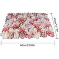 thumbnail image 3 of Miumaeov 6pcs Artificial Flower Wall Silk Rose Artificial Flower Wall 3D Flower Wall Panel Silk Flowers for Event Decor Wedding Backdrop, 3 of 9
