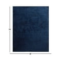 thumbnail image 5 of Your Zone Soft, Navy Blue, Oversized, Fuzzy, Throw Blanket for Kids, 72 x 50 inches, 5 of 9