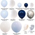 thumbnail image 3 of Kit de arco de globos, 94 piezas Azul marino Plata Blanco Globos y confeti plateado Globos Guirnalda para boda Graduación Baby Shower Aniversario Bac, 3 of 3
