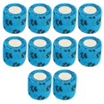 thumbnail image 2 of Guiexla 10Pcs Paw Print Pet Wrap Self-adhesive Non-Woven Fabric Tape Stretchy Comfortable Cat Wounds First Aid Bandage, 2 of 8