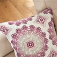 thumbnail image 2 of Home Soft Things Delia Printed 2 Piece Throw Pillow Cover Set - 20" x 20" - Magennta Purple, 2 of 3