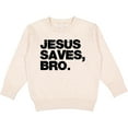 thumbnail image 2 of Inktastic Jesus Saves, Bro. Toddler Sweatshirt, 2 of 4