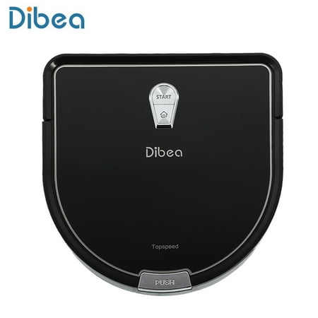 Tank Cleaning Machines Dibea Robot Vacuum Cleaner with Water Tank for Mopping, Self-charging Sweeping Robot with Edge Cleaning Technology for Pet Hair Thin Carpets, D960-Black ()