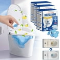 thumbnail image 4 of Automatic Toilet Bowl Cleaner Tablets Blue Gel Toilet Tank Cleaners, Septic-Safe Hard Water Ring Stain Remover, Smell Eliminator Heavy Duty Toilet Cleaning & Deodorizer, Fresh Scent - 48 PCS(3), 4 of 6