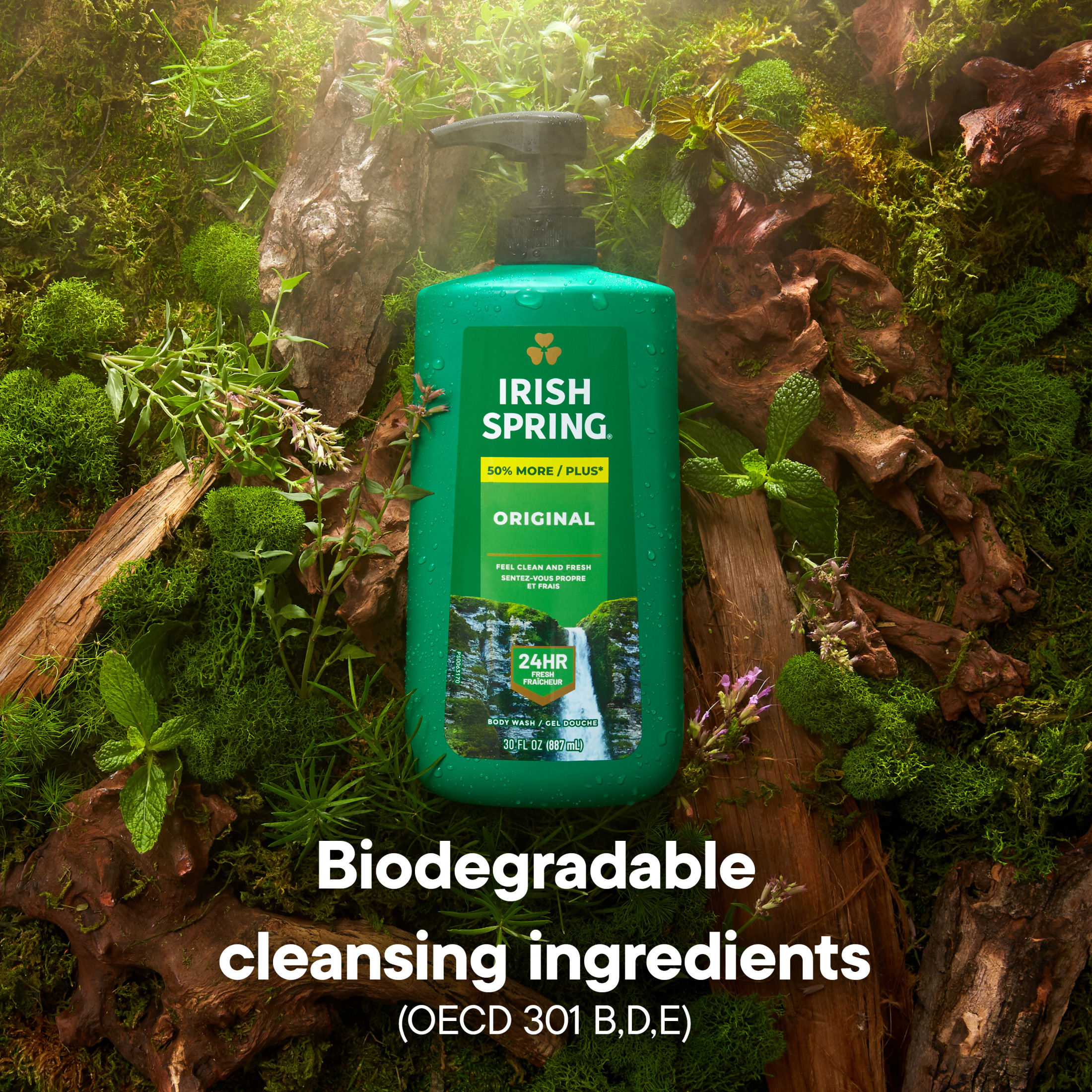 Irish Spring Original Body Wash for Men, 30 fl oz photo 6