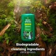 (4 pack) Irish Spring Mens Body Wash, Body Wash for Men, All Skin Types, Original Scent, 30 fl oz Bottle