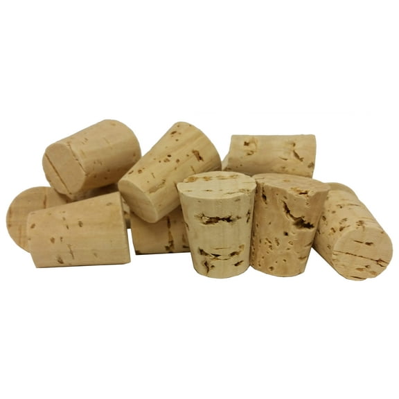 Stoppers Cork, Size 9. Pack of 100.