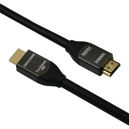 UPC: 0660559013274 | Datacomm Electronics 46-1035-BK 10.2Gbps High Speed HDMI Cable – 35 ft.