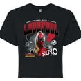 thumbnail image 3 of Marvel Deadpool & Wolverine - Ladypool Xoxo - Juniors Cropped Graphic T-Shirt, 3 of 5