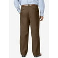 thumbnail image 2 of KingSize Men's Big & Tall Relaxed Fit Wrinkle-Free Expandable Waist Pleated Pants, 2 of 4