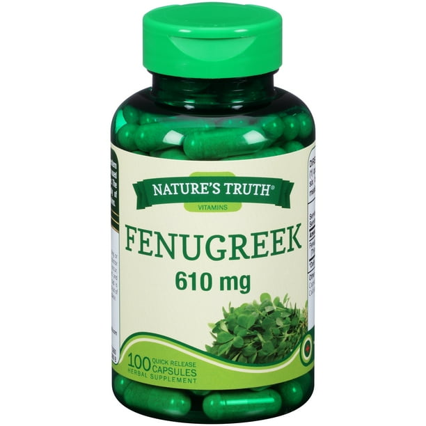 Nature's Truth® Fenugreek 610mg Herbal Supplement Quick Release