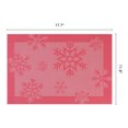 thumbnail image 6 of Unique Bargains 6Pcs Plastic Placemats Table Mats Red 17.7" x 11.8", 6 of 6
