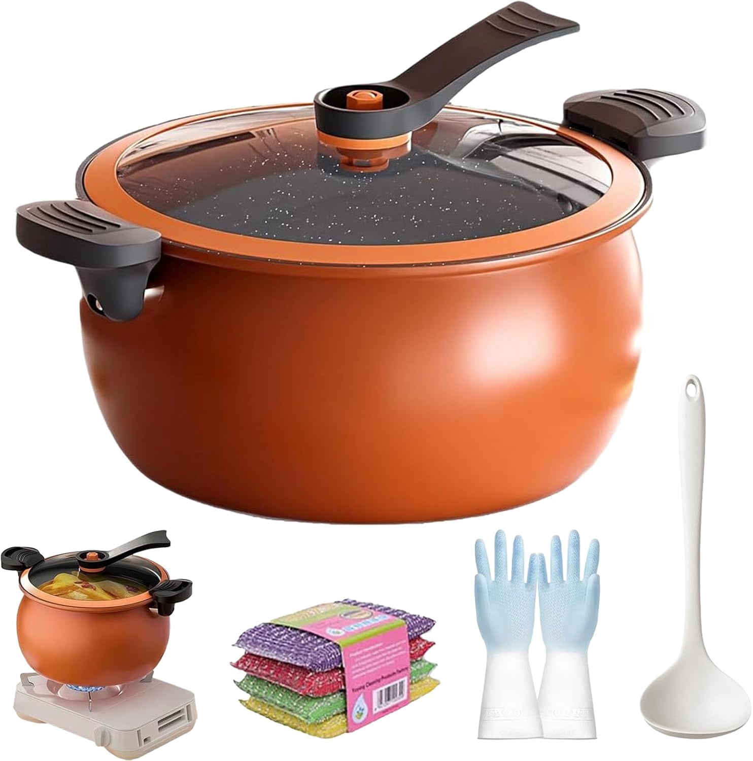 Wolfgang Puck 8 Qt Electric Multi-Pot - Automatic Rapid Pressure