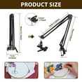 thumbnail image 3 of HLONK [Crafting Accessory] Adjustable Metal Embroidery Hoop Stand  360° Rotatable Cross Stitch Frame Holder  Needlepoint Crafts Tablet Phone Support  Leisure Crafting|Modern Crafters Too, 3 of 6