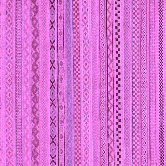 Ahgly Company Indoor Square Solid Purple Modern Area Rugs, 5' Square