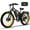 Black Yellow, variant on 5000w Dual Motor E-Bike 60V Electric Bike for Adults,40 MiIe P-Hour Full Suspension Hydraulic Disc Brakes EBike,26x4 Fat Tires Mountain Bikes for All Terrain Snow/Sand