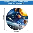 thumbnail image 2 of Cerem 1000 Pieces Jigsaw Puzzle - Round Art Puzzle for Wall Decor - Difficult and Challenge Game - Large 27 Inch - Planets and Space, 2 of 7
