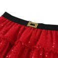 thumbnail image 6 of iEFiEL Women Girls Shiny Sequins Short Skirt Elastic Waistband Polka Dots Costume Fancy Skirt Red X-Large, 6 of 7